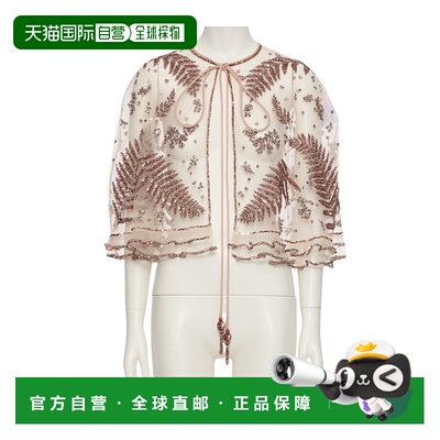 香港直邮Valentino 系带披肩 BCG4S31ED短款华伦天奴