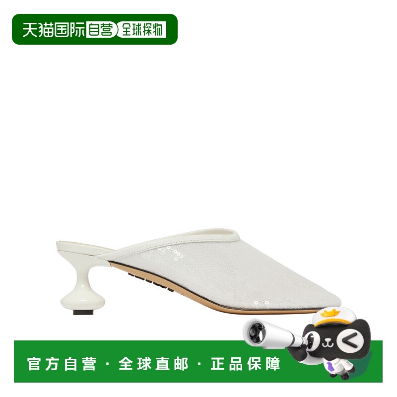 香港直邮Loewe Toy 高跟凉鞋 LOE24U96WHTE2A1A00