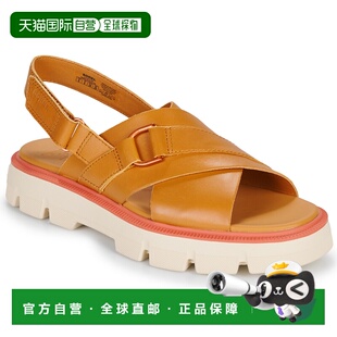 欧洲直邮SOREL 女鞋 春夏 凉鞋 REIN CB CRISSCROSS SANDAL厚底