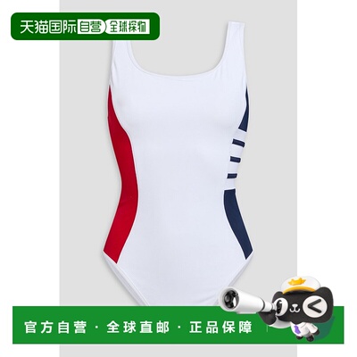 香港直邮Thom Browne 汤姆 布朗 女士 条纹泳衣 FJB013AJ0076ONEP