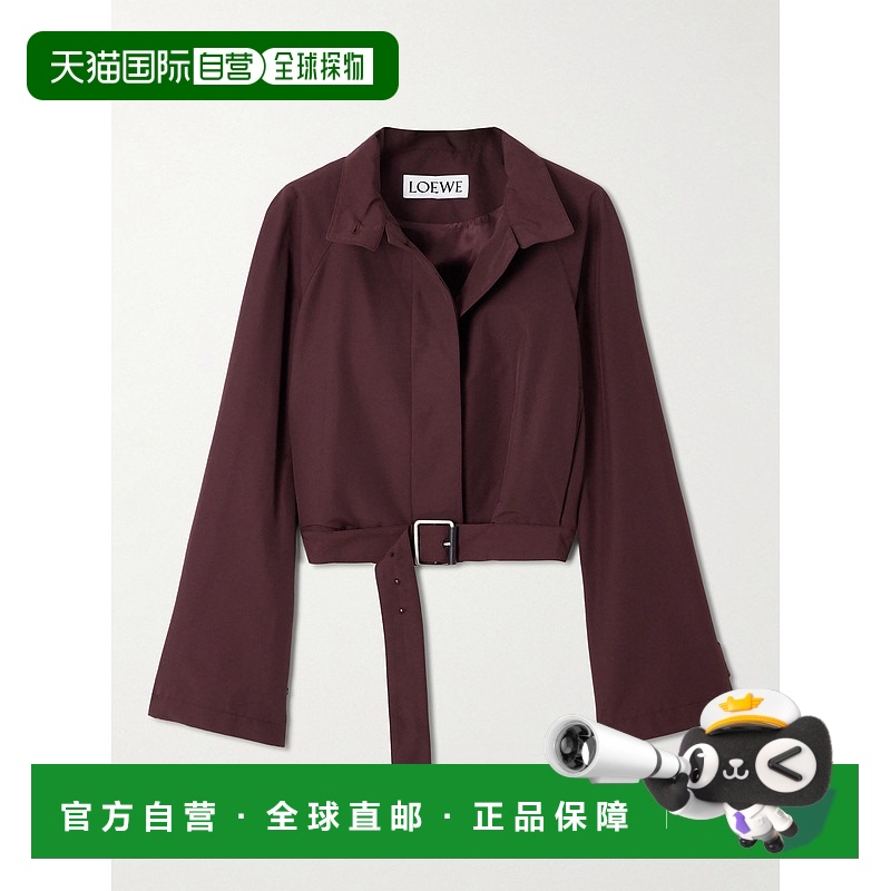 香港直邮LOEWE 罗意威 女士 束带棉混纺紧身夹克 S359Y02XEH