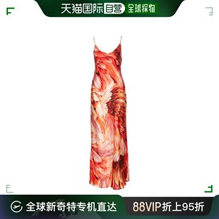 SWT1514QL71 羽毛吊带连衣裙 Cavalli 香港直邮Roberto