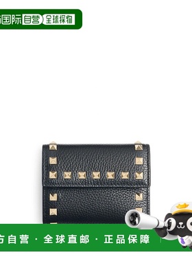 香港直邮Valentino 华伦天奴 女士 黑色皮革钱包 7W2P0AJ1VSH卡包