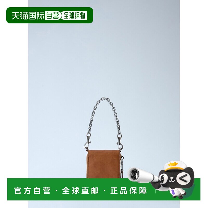 香港直邮Miu Miu 缪缪 男士 带有Logo浮雕的链条肩带钱包 5ML0762