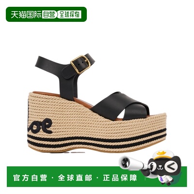 香港直邮Chloe Chloe Sand坡跟凉鞋 CH26U18ZXJ厚底女鞋