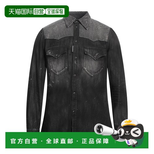 香港直邮Dsquared2二次方男士牛仔衬衫 【付后1h可退】