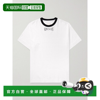 香港直邮Givenchy 纪梵希 男士 Standard-Fit 短袖 T 恤 BM71JA3Y