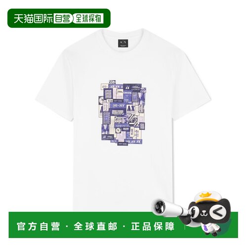 香港直邮ARMANI EXCHANGE 男士T恤 XM003557AF103【付后1h可退】