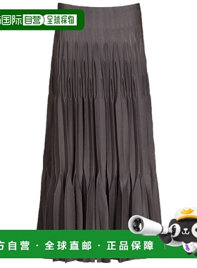 1h可退 香港直邮Alaia 女士 褶裥半身裙 AA9J2288X078B grey灰色
