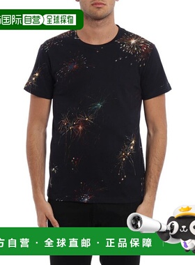 1h可退 【99新未使用】香港直邮Valentino 黑色徽标T恤 NV3MG01Z4