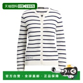 香港直邮Ralph Lauren 针织条纹罗纹圆领长袖 1h可退 纽扣开衫 200