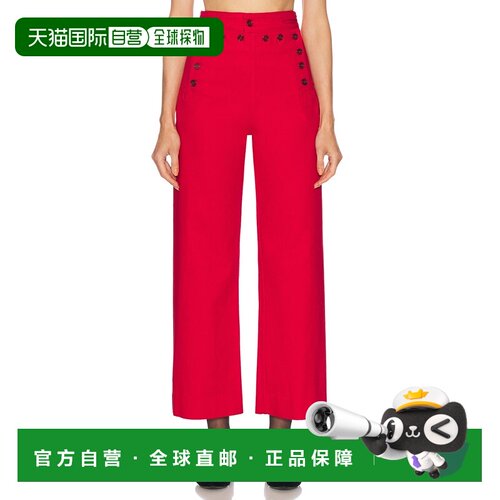 1h可退 香港直邮Bode/Spring女士长裤裤子阔腿裤西装裤