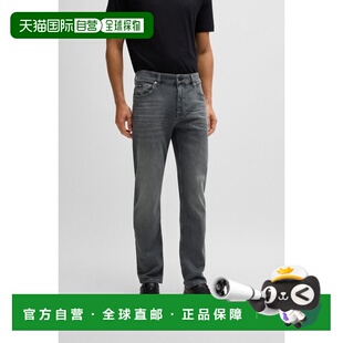 自营欧洲直邮HUGO BOSS雨果BOSS BLACK Delaware 修身牛仔裤 采用