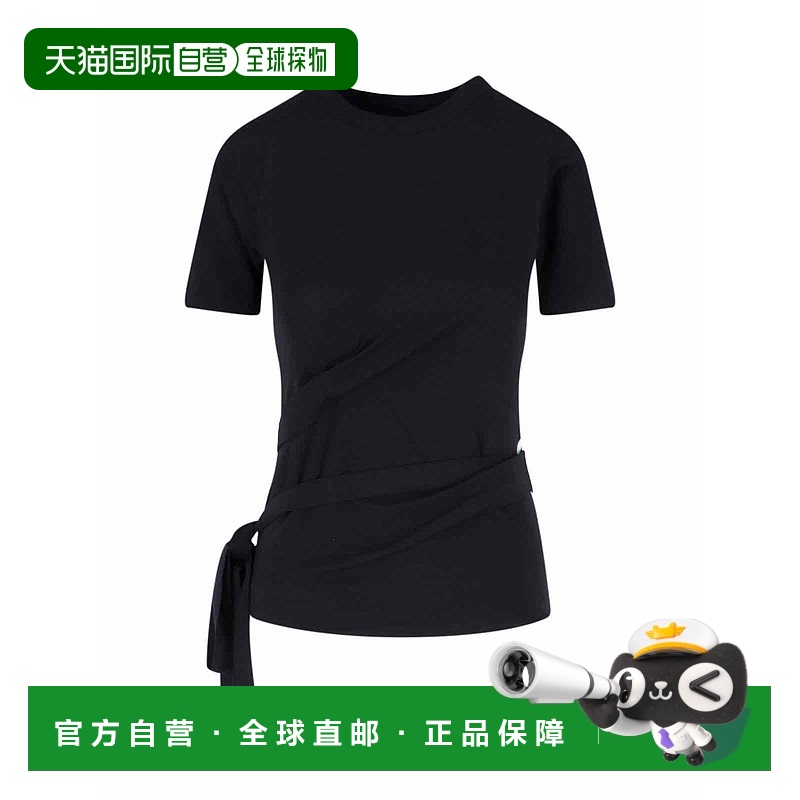1h可退 香港直邮Y-3 女士 and Polos T恤黑色T恤 JD6002 black黑