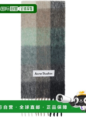 香港直邮Acne Studios 艾克妮 男士 多色 Mohair Checked 围巾 CA