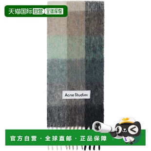 香港直邮Acne Studios 艾克妮 男士 多色 Mohair Checked 围巾 CA