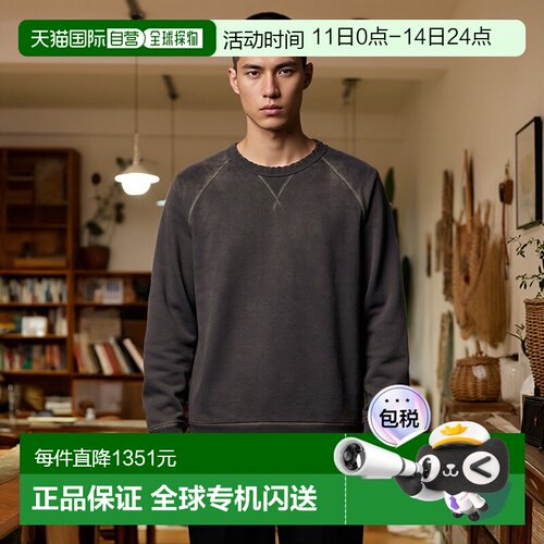 自营欧洲直邮RALPH LAUREN拉夫劳伦 RRL运动衫羊毛棉毛圈卫衣