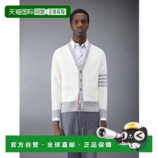 MKC485AY1026针织 四条纹羊毛V领开衫 香港直邮Thom Browne