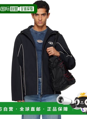 1h可退 香港直邮Diesel 迪赛 男士 黑色 J-Hives 夹克 A061490DGA