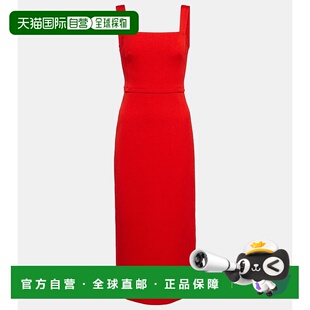 香港直邮Tory 女士 Burch 伯奇 合身剪裁罗缎中长连 托里 1h可退