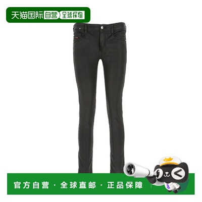 1h可退 香港直邮DIESEL 女士牛仔裤 00SWC3069QJ02 SS2021 黑色 D