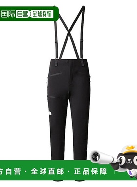 自营欧洲直邮THE NORTH FACE北面 SUMMIT男士黑色锦纶防风背带裤