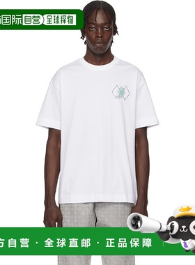 1h可退 香港直邮Givenchy 纪梵希 男士 白色 Sequins Argyle Patt