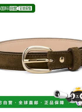 1h可退 香港直邮A.P.C. 女士 卡其色 Rosette 腰带 PXBVZF65101