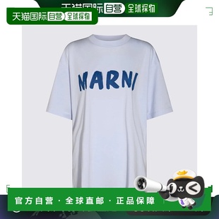 欧洲直邮MARNI 女士T恤THJET49EPHUSCS11LOB20圆领