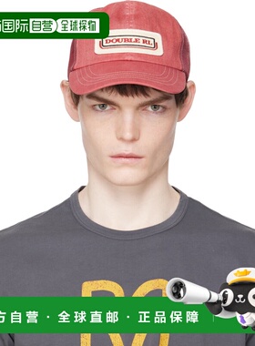 香港直邮ralph lauren rrl 拉夫 劳伦RRL 男士 红色 Logo-Patch T