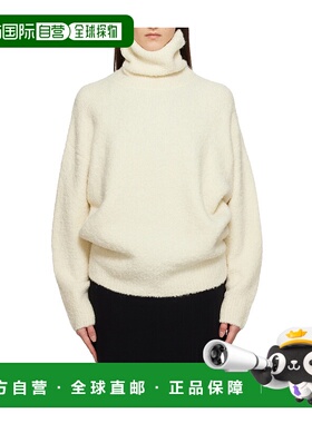 1h可退 香港直邮Toteme 粗花呢高领毛衣 254WRT0583YA0216针织