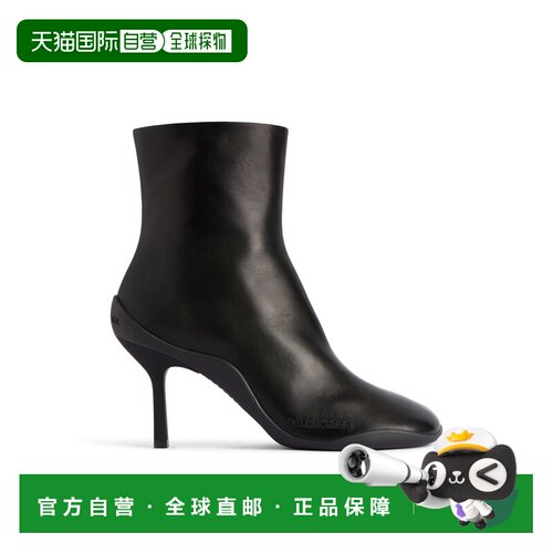 自营欧洲直邮Balenciaga巴黎世家 Shibuya女士logo标识圆头高跟短