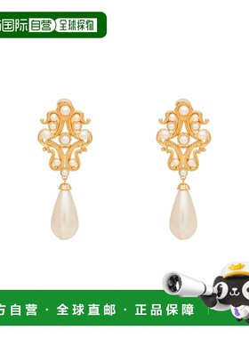 1h可退 香港直邮Moschino 莫斯奇诺 女士 耳环 metal金属色 舒适