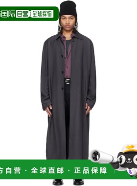 香港直邮Our Legacy 男士 黑色 Cloak 大衣 M2261CMLMutedLeadCha