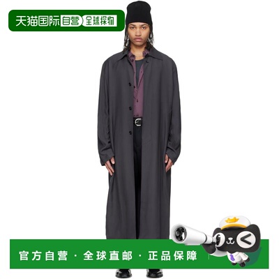 香港直邮Our Legacy 男士 黑色 Cloak 大衣 M2261CMLMutedLeadCha