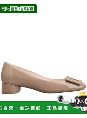 香港直邮Roger Vivier 粗跟芭蕾舞鞋 RVW76741290D1P新款单鞋