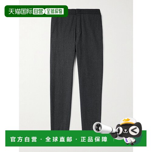 1h可退 香港直邮Zegna 杰尼亚 男士 锥形羊毛裤子 2ZF714A273V4C1