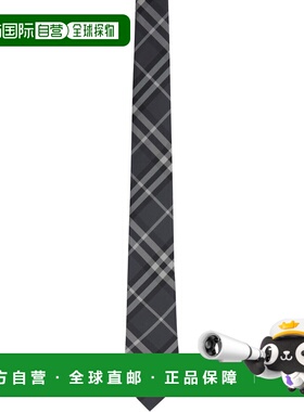 香港直邮Burberry 巴宝莉 男士 灰色 Manston 领带 8017265