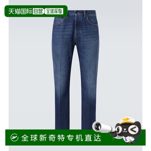 褪色设计中腰直筒牛仔裤 1h可退 男士 香港直邮Givenchy 纪梵希