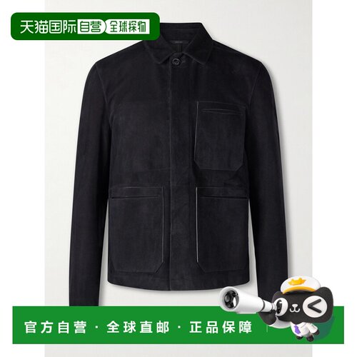 1h可退 美国直邮Tom Ford 汤姆 福特 男士 绒面革军装夹克 LJS028