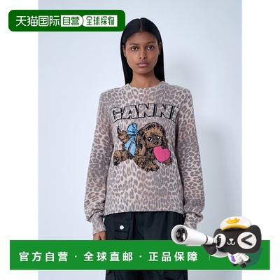 1h可退 香港直邮GANNI 甘尼 女士 羊毛混纺毛衣 A1070147943