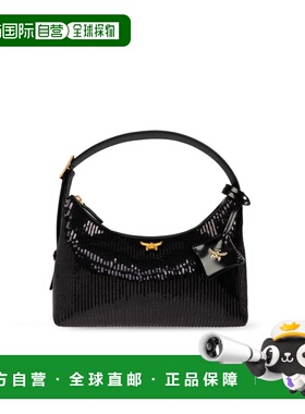 1h可退 香港直邮MCM 女士斜挎包 MWHFSTA010BK AW2025 黑色 Sequi