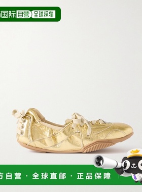 香港直邮Acne Studios 艾克妮 女士 金属感皮质运动鞋 AD0891