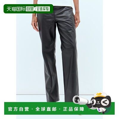 1h可退 香港直邮toteme 女士 直筒皮裤 243WRB0195LE0065直筒裤