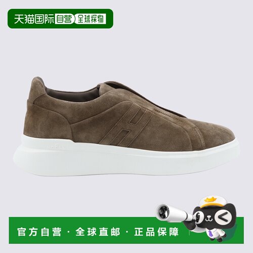 1h可退 香港直邮Hogan 男士 棕色运动鞋 HXM5800BE00HG0 舒适时尚