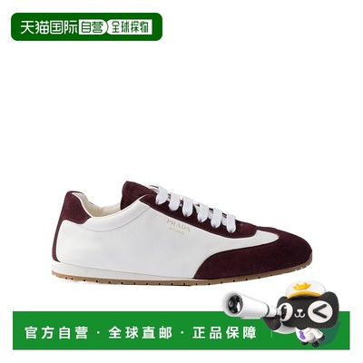 香港直邮Prada Nappa皮革与绒面皮革运动鞋 1E151OY5TF020