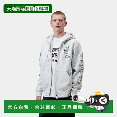 自营欧洲直邮Carhartt WIP Playing Cards男士聚酯纤维棉质连帽夹