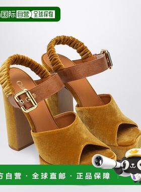 1h可退 香港直邮Chloe 蔻依 女士 Aria 防水台凉鞋 CH25A11XSW744