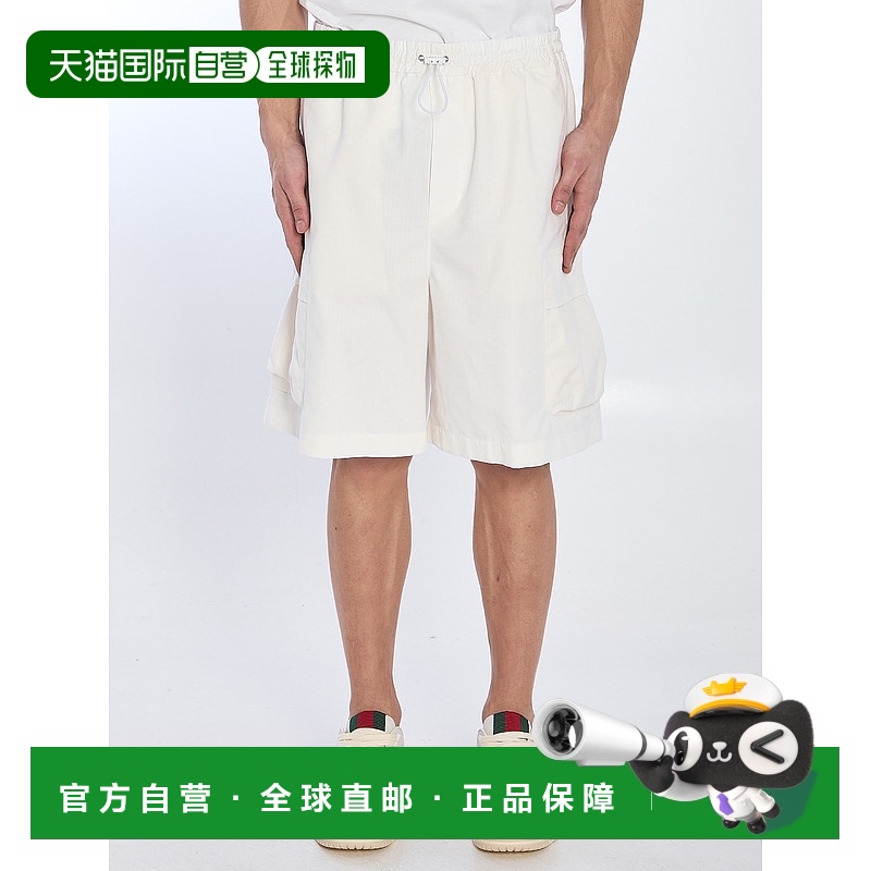 1h可退 欧洲直邮gucci 男士 休闲裤短裤