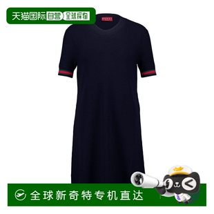 Women 香港直郵飾織帶羊毛連衣裙 crov百搭顯瘦減齡舒適高級感